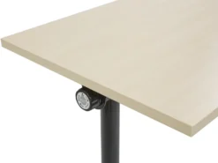 Sammenklappeligt skrivebord CAVI Lysebrun 180 cm 60 cm med hjul