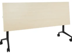 Sammenklappeligt skrivebord CAVI Lysebrun 180 cm 60 cm med hjul