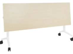 Sammenklappeligt skrivebord CAVI Lysebrun 180 cm 60 cm med hjul