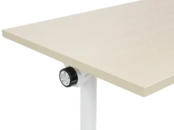 Sammenklappeligt skrivebord CAVI Lysebrun 180 cm 60 cm med hjul