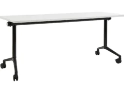 Sammenklappeligt skrivebord CAVI Hvid 180 cm 60 cm med hjul