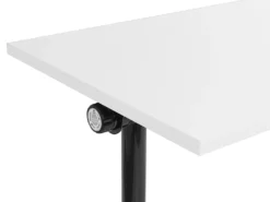 Sammenklappeligt skrivebord CAVI Hvid 180 cm 60 cm med hjul
