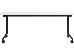 Sammenklappeligt skrivebord CAVI Hvid 180 cm 60 cm med hjul