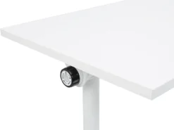 Sammenklappeligt skrivebord CAVI Hvid 180 cm 60 cm med hjul