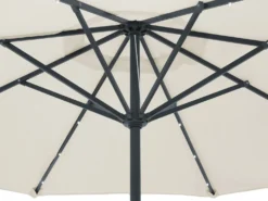 SAPRI 4 personers Havemøbelsæt Mørkebrun Metal med parasol (16 variant)