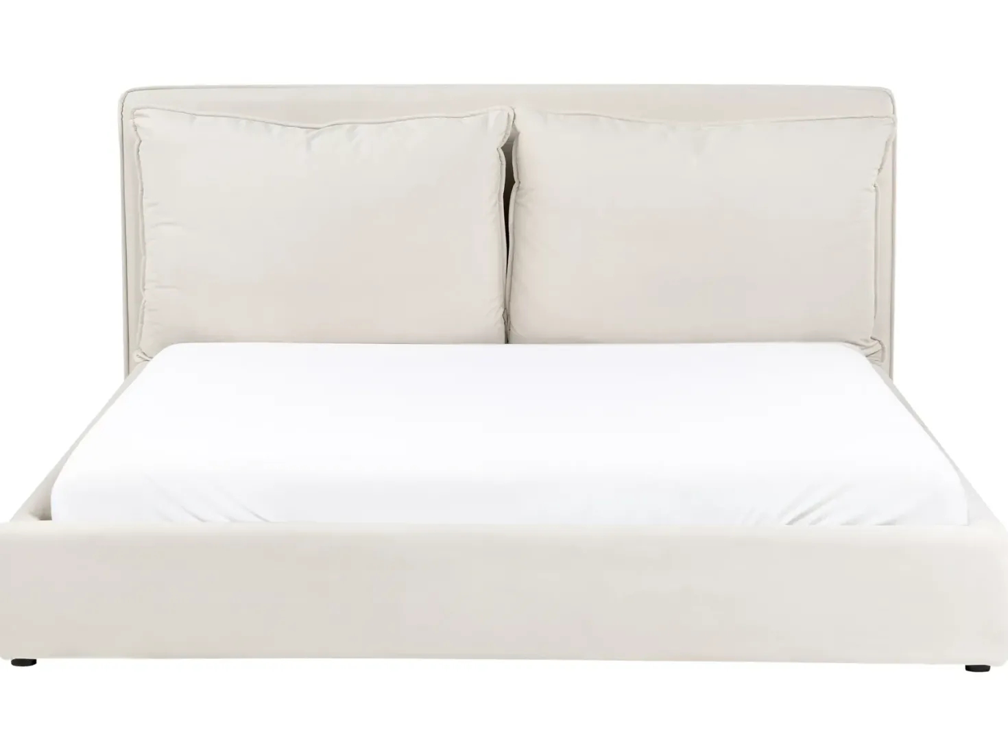 Seng BAJONNA 180 x 200 cm Lys Beige