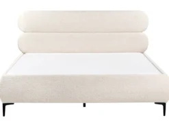 Seng Boucle LESSAY 180 x 200 cm Cremehvid