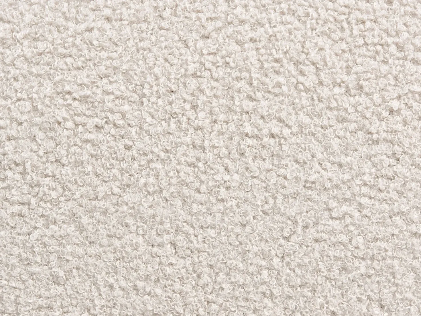 Seng Boucle LESSAY 180 x 200 cm Cremehvid