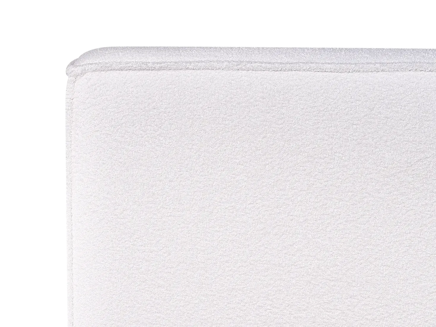 Seng Boucle LINARDS 180 x 200 cm Hvid