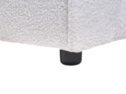 Seng Boucle LINARDS 180 x 200 cm Hvid