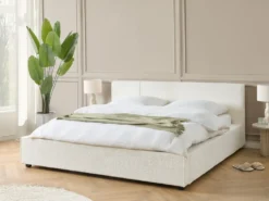 Seng Boucle MIRANDE 180 x 200 cm Cremehvid
