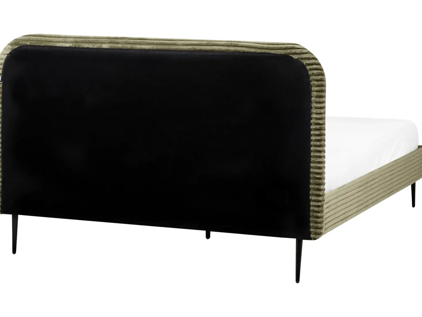 Seng Fløjl FLAYAT 160 x 200 cm Grøn