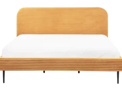 Seng Fløjl FLAYAT 180 x 200 cm Orange
