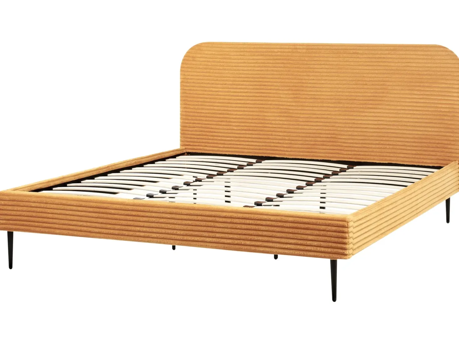 Seng Fløjl FLAYAT 180 x 200 cm Orange
