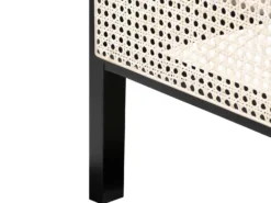 Seng Fyretræ GONFARON 180 x 200 cm Sort