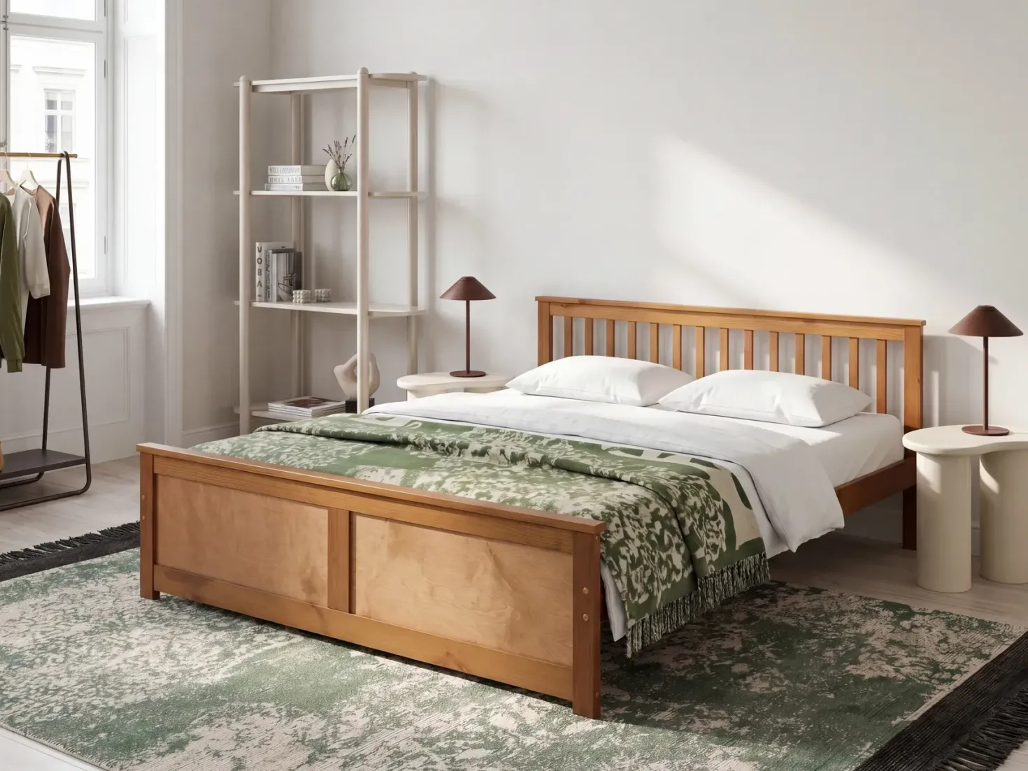Seng Fyretræ OLENDON 180 x 200 cm Brun