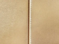 Seng Ægte læder PARIS 180 x 200 cm Guld