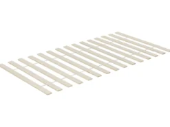 Seng med 2 skuffer Fyretræ OLENDON 90 x 200 cm Hvid