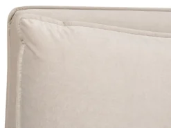 Seng med opbevaring BAJONNA Velour Beige 180 x 200 cm