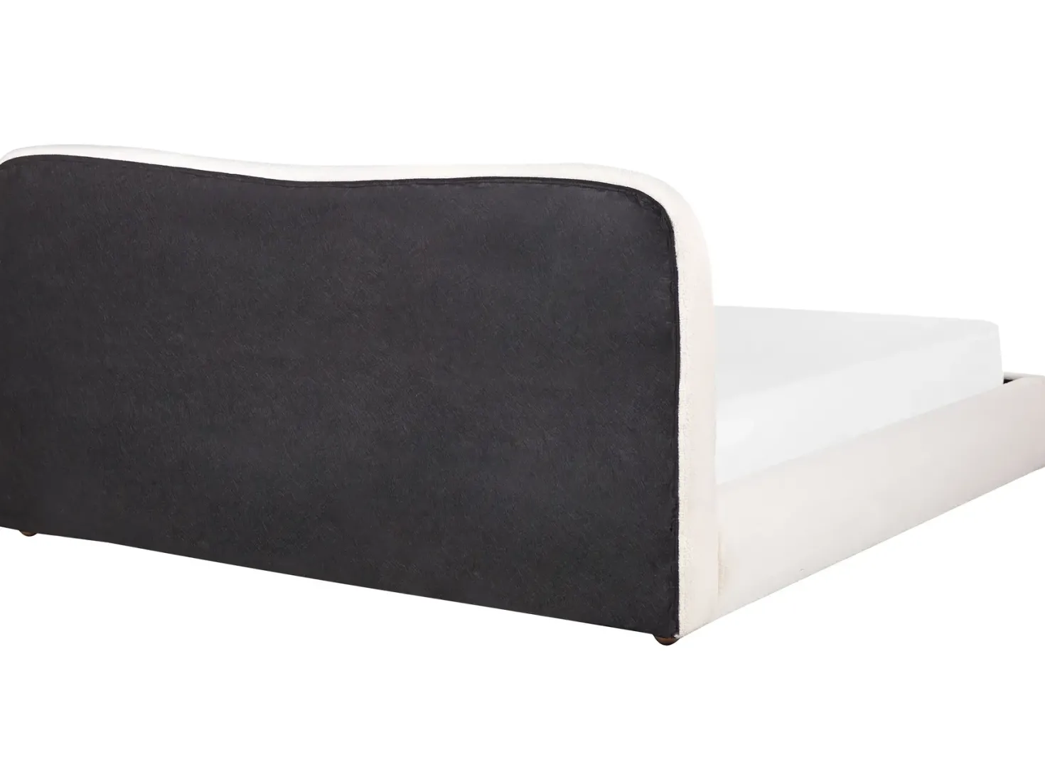 Seng med opbevaring BLAGNAC Boucle Cremehvid 180 x 200 cm