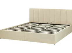 Seng med opbevaring DREUX Beige 180 x 200 cm