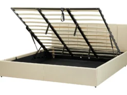 Seng med opbevaring DREUX Beige 180 x 200 cm