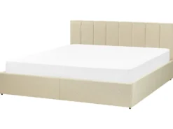 Seng med opbevaring DREUX Beige 180 x 200 cm