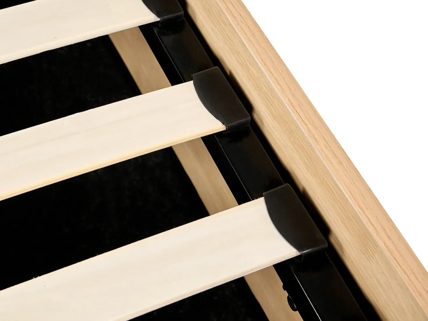 Seng med opbevaring PEROUGES Lysebrun 180 x 200 cm