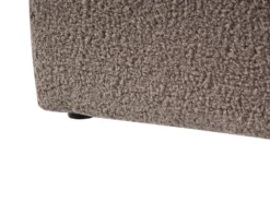 Seng med opbevaring uden gavl Boucle DINAN 90 x 200 cm Brungrå