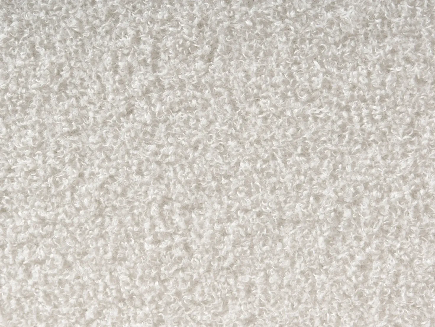 Seng med opbevaring uden gavl Boucle DINAN 90 x 200 cm Cremehvid