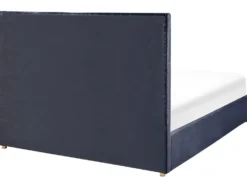 Seng med opbevaring VERNOYES Velour Sort 180 x 200 cm