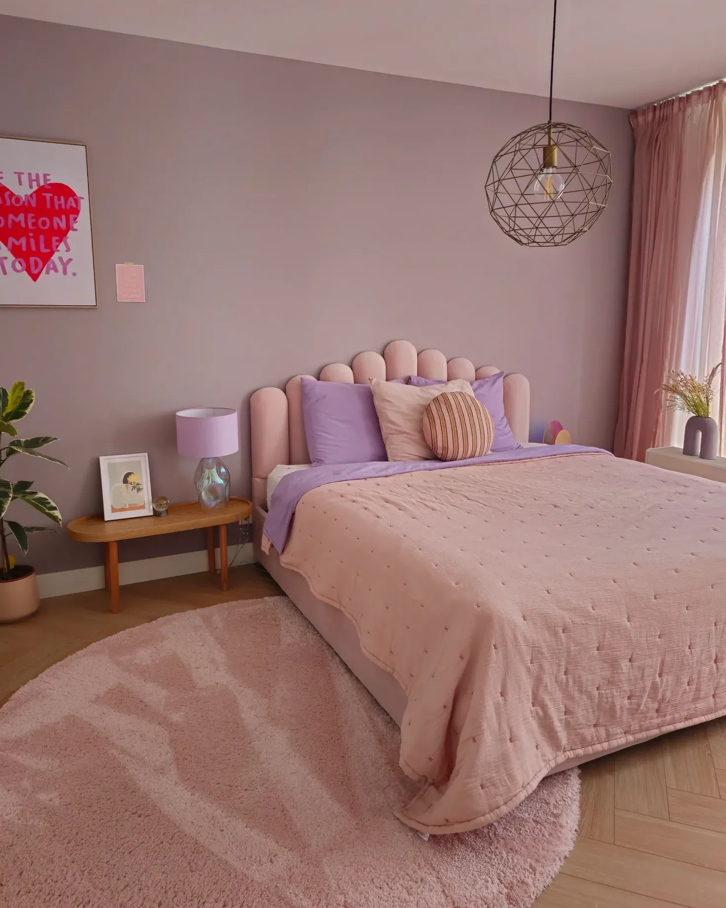 Seng med opbevaring VINCENNES Velour Pastellrosa 180 x 200 cm
