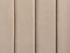 Seng med opbevaringsbænk NOYERS Velour Beige 180 x 200 cm