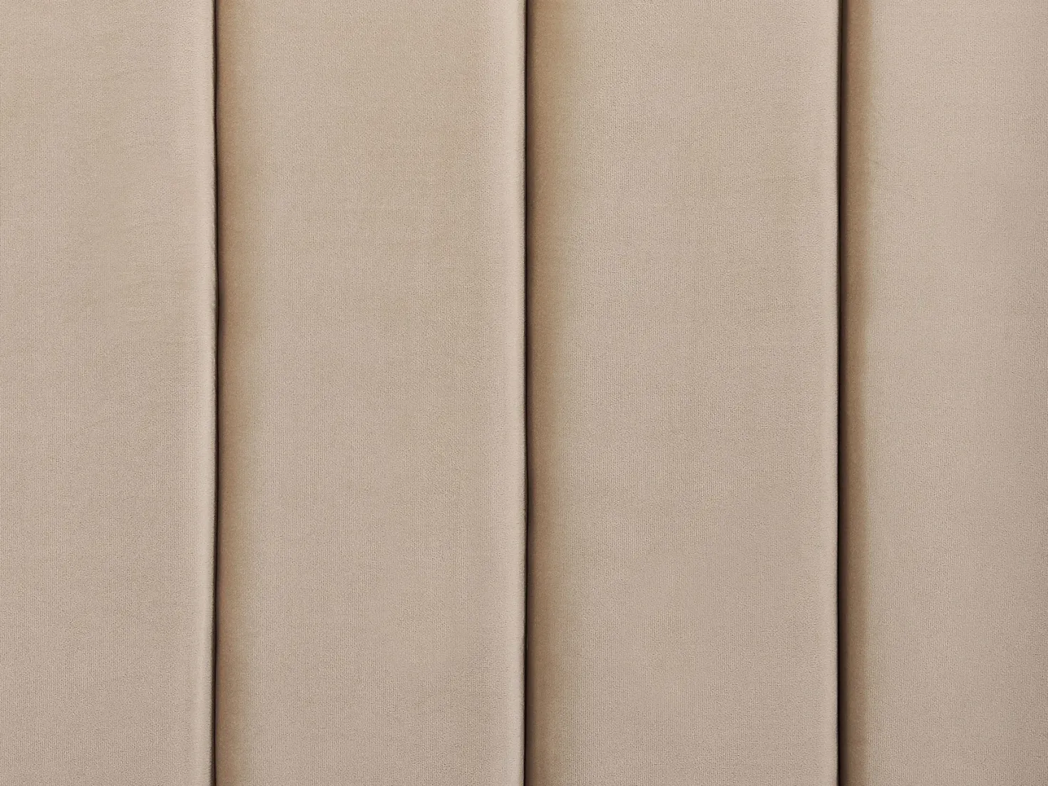Seng med opbevaringsbænk NOYERS Velour Beige 180 x 200 cm