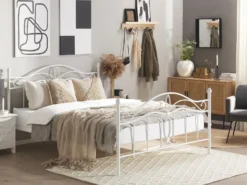 Seng Metal ANTLIA 160 x 200 cm Hvid