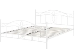 Seng Metal ANTLIA 160 x 200 cm Hvid