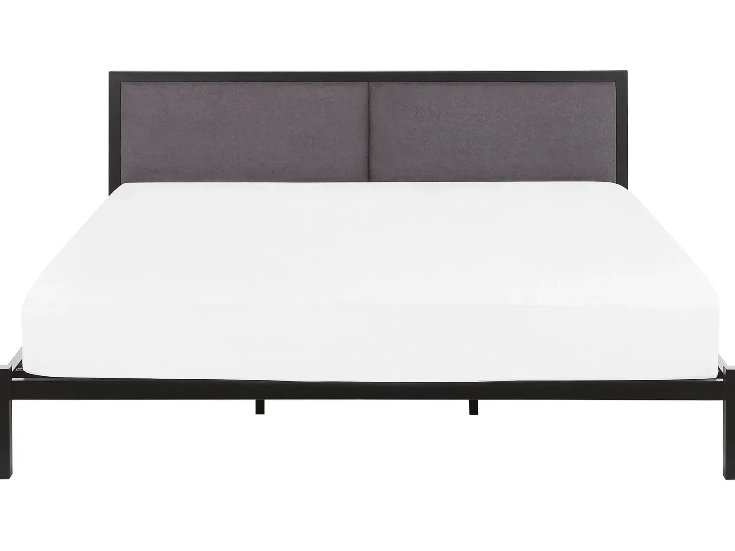 Seng Metal CLAMART 180 x 200 cm Grå