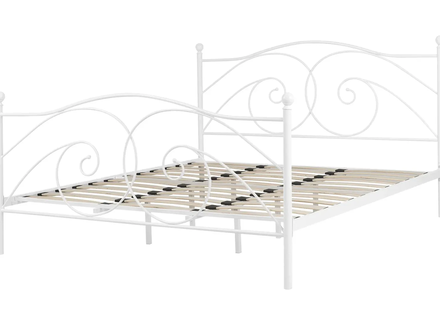 Seng Metal DINARD 180 x 200 cm Hvid