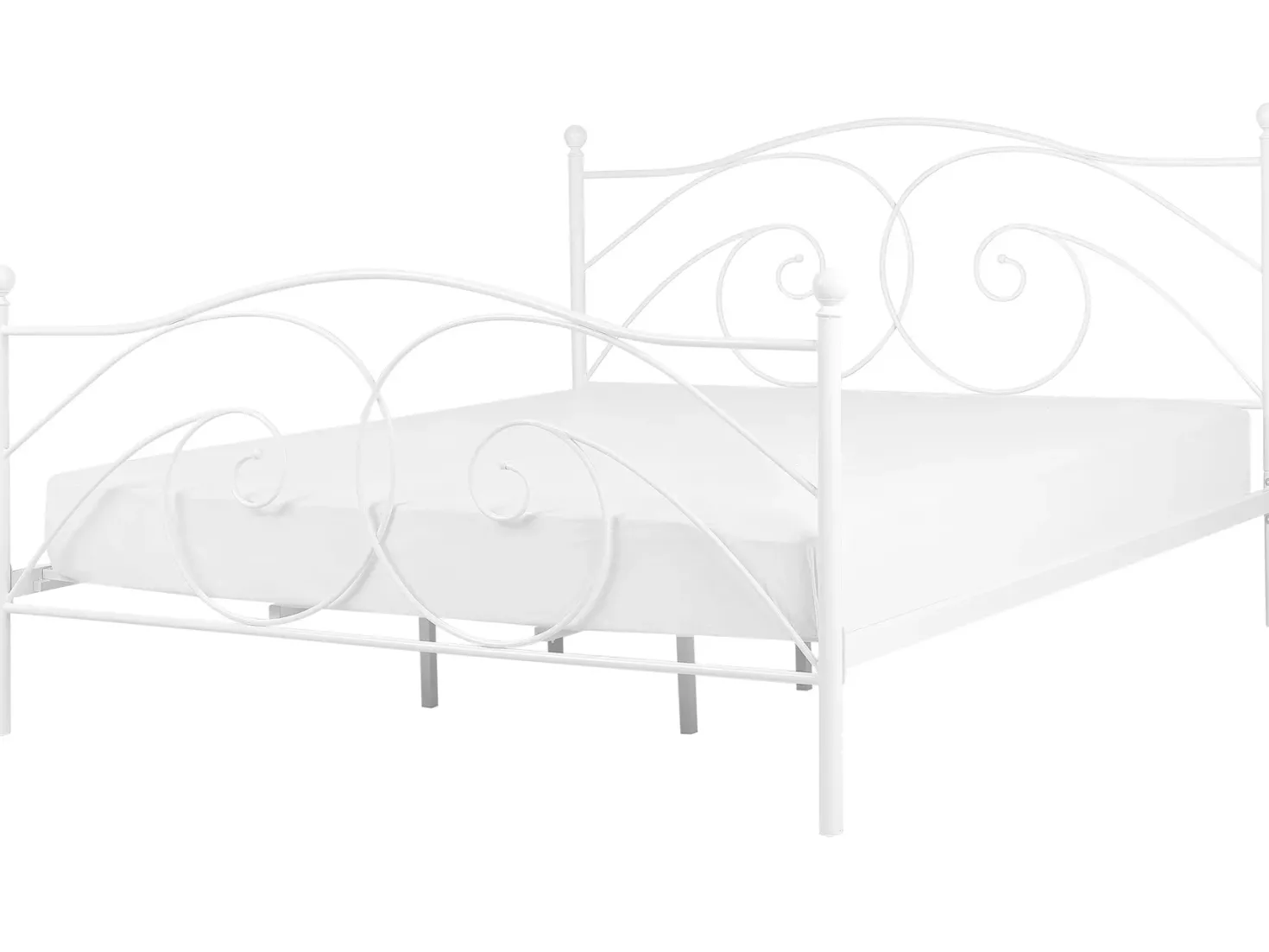 Seng Metal DINARD 180 x 200 cm Hvid