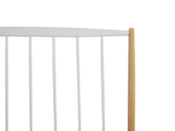 Seng Metal MAURS 180 x 200 cm Hvid