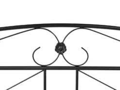 Seng Metal RODEZ 180 x 200 cm Sort