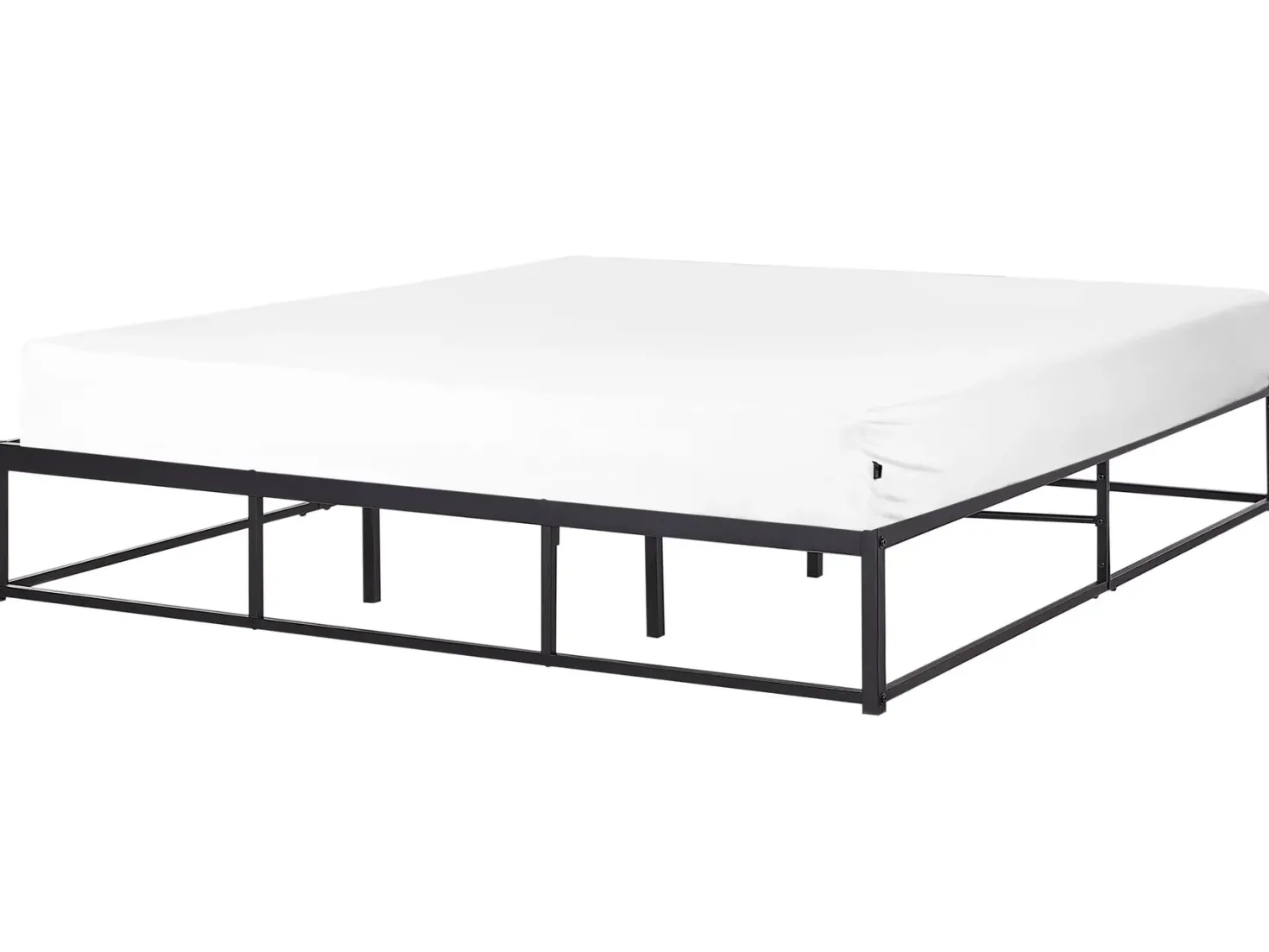 Seng Metal VIRY 180 x 200 cm Sort