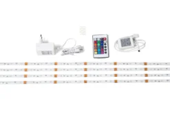 Seng MONTPELLIER 180 x 200 cm LED Multifarvet