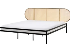 Seng PE-rattan BOULIN 180 x 200 cm Sort