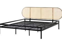 Seng PE-rattan BOULIN 180 x 200 cm Sort