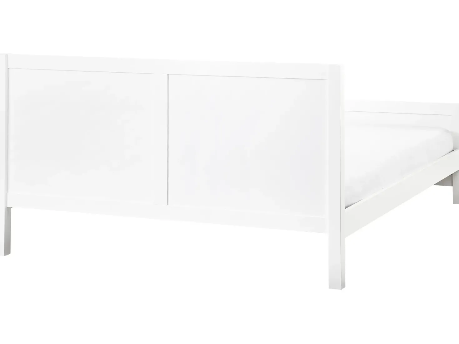Seng Træ CHAMPAGNAT 180 x 200 cm Hvid