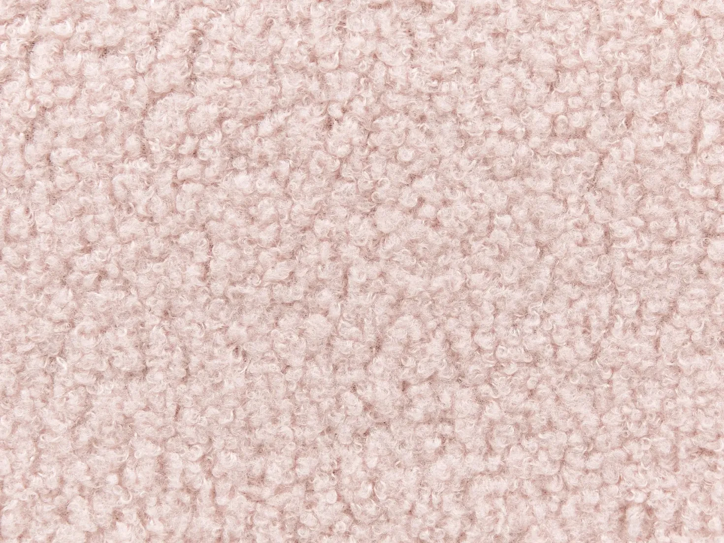 Seng uden hovedgærde Boucle ROANNE 90 x 200 cm Pastellrosa