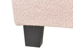 Seng uden hovedgærde Boucle ROANNE 90 x 200 cm Pastellrosa