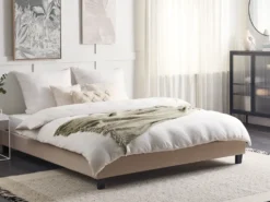 Seng uden hovedgærde ROANNE 180 x 200 cm Beige