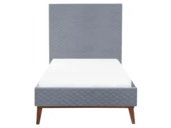 Seng Velour BAYONNE 90 x 200 cm Grå
